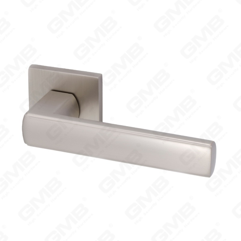 New Modern House Decoration Aluminum Door Handle on Round Rosette