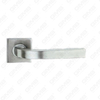 High Quality #304 Stainless Steel Door Handle Round Rose Lever Handle (SH97-SY37-SS)