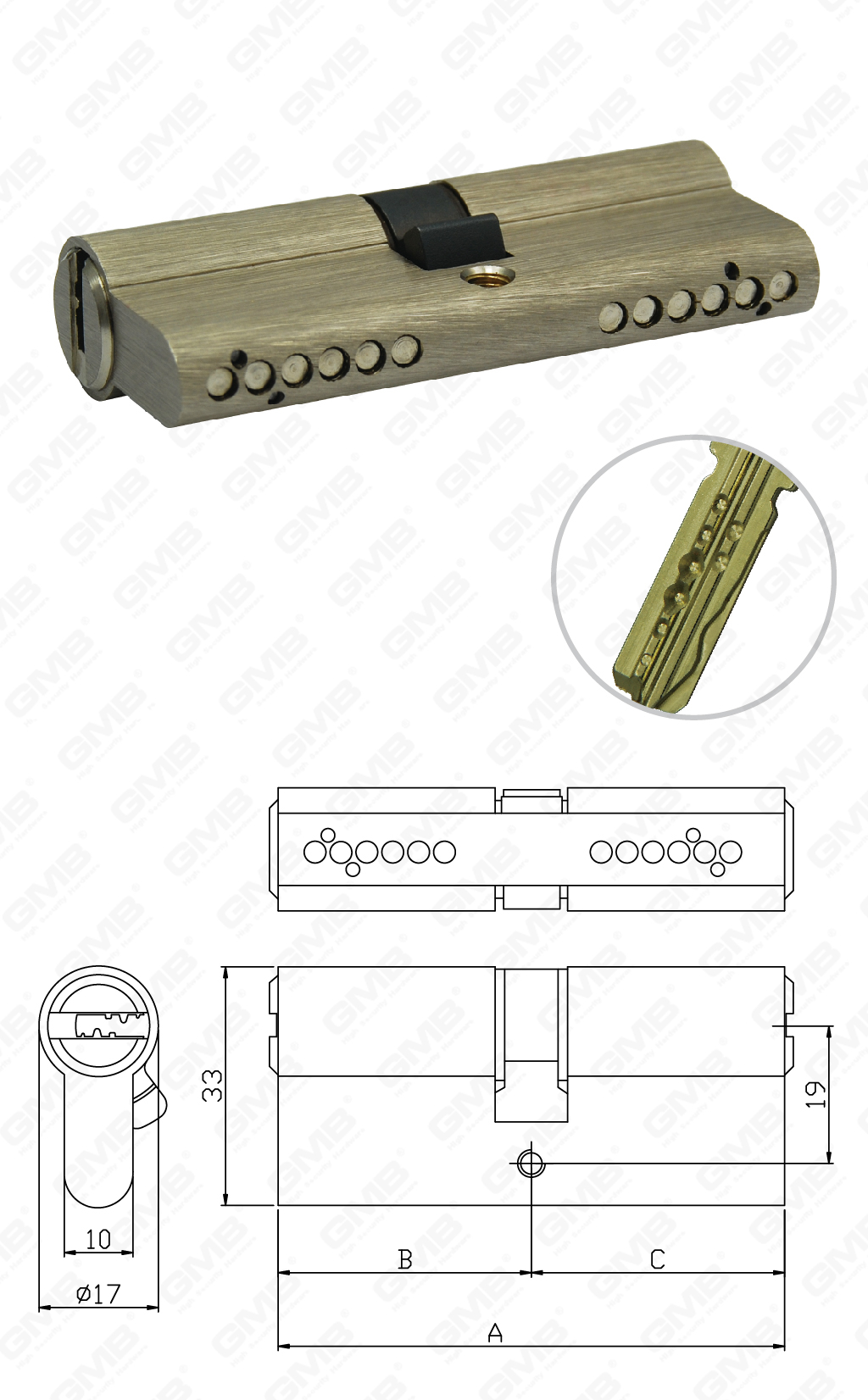 03 High Security Cylinder_GMB-CY-27-16