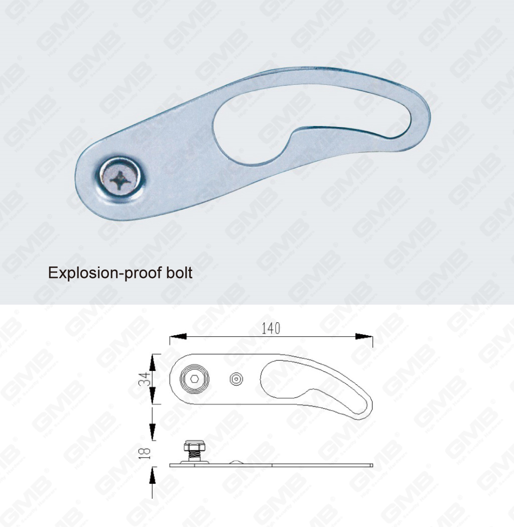 01 High Security Mortise Lock_102-13 Explosion-proof bolt-80