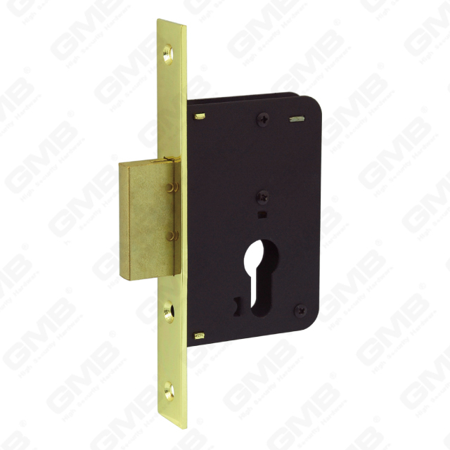 High Security Mortise Door lock Steel Zamak deadbolt cylinder hole Lock Body (514(740F))