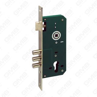 High Security Mortise Door lock 3 pin Steel deadbolt Zamak Brass latch cylinder hole Lock Body (6010BT)
