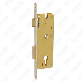 High Security Mortise Door lock Steel Brass deadbolt Zamak Brass latch cylinder hole Lock Body [7012]