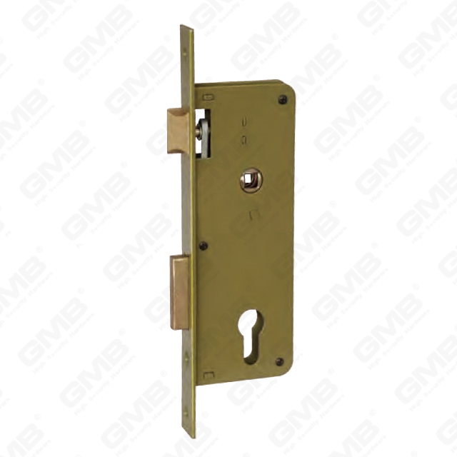 High Security Mortise Door lock Steel Brass deadbolt Zamak Brass latch cylinder hole Paint Finish Lock Body [7014]