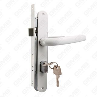 High Security Mortise Door Lock Aluminum handle cylinder Zamak cylinder with 2 keys Lock Body (JH2001 set)