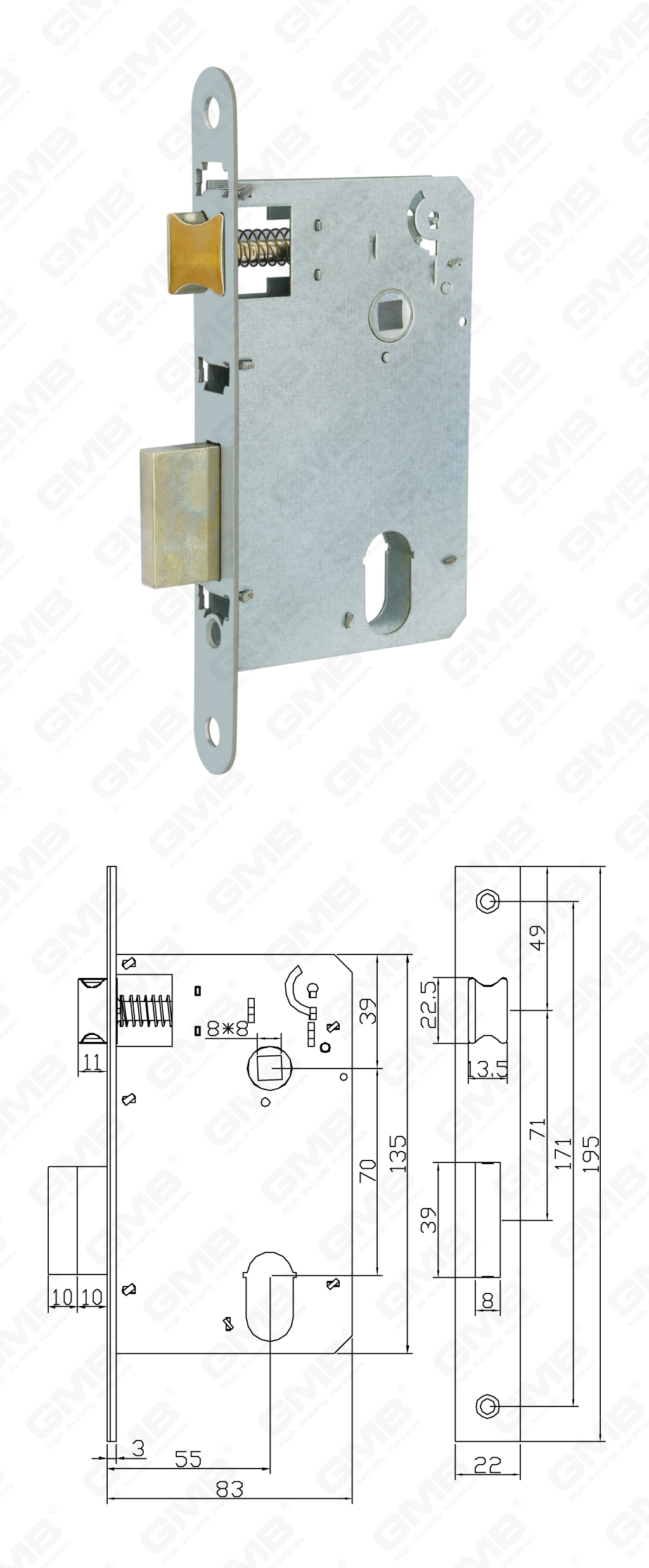 02 Mortise Lock第三部分_JH1001C-92