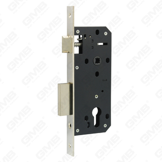 High Security Mortise Door lock Steel Brass deadbolt Zamak Brass latch cylinder hole Lock Body [945-11A]