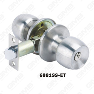 High Security ANSI Standard Tubular Knob Lock Square Key Tubular Knob Lock (6881SS-ET)
