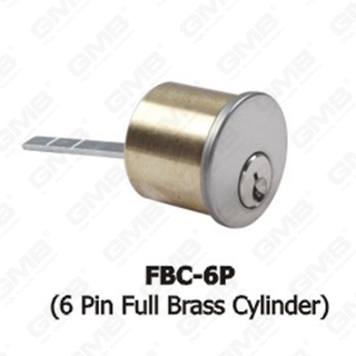 Standard Duty Deadbolt ANSI Grade 3 Standard 6 Pin Full Brass Cylinder (FBC-6P) 