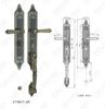 High Security Brass Outside Villa Door Handle Door For Entrance Door (UT9807-AB)