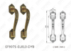 Luxury Outside Door Big Zinc Alloy Classic Pull Handle Surface Treatment Chrome (EF907S-EL813-DYB)