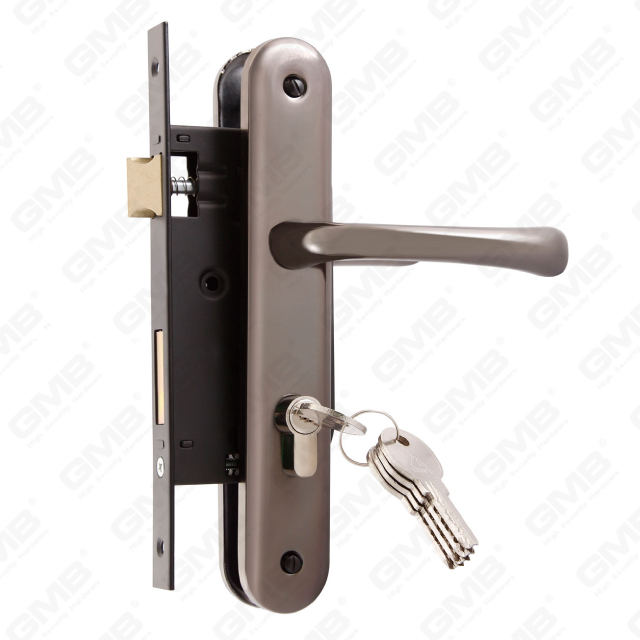 High Security Door Lock set with latch bolt cylinder hole Lock set Lock case lock handle (1549 Serise)