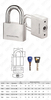 304# Stainless Steel Disc Padlock(760)