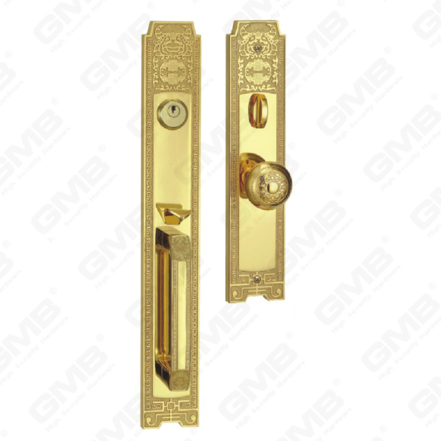 Zinc Alloy Outside Villa Door Handle Anti-panic function (ZT9536-GPB)