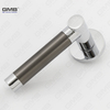 Modern Simple Solid Zinc Alloy Split Door Lock Handle on Round Rosette（Z062412）