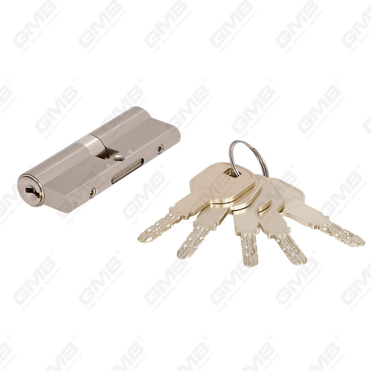 Euro High Precision Cylinder with 5 rows 19 pins（GMB-CY-43）