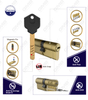 Anti Technology Break-In Patented HIGH SECURITY CYLINDER（K26）