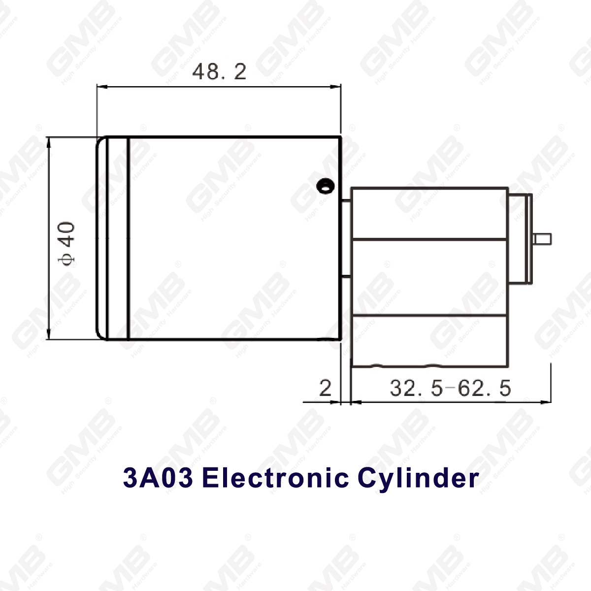 Biometric Smart NFC Card Password Lock Cylinder Electronic Cylinder(3A03)