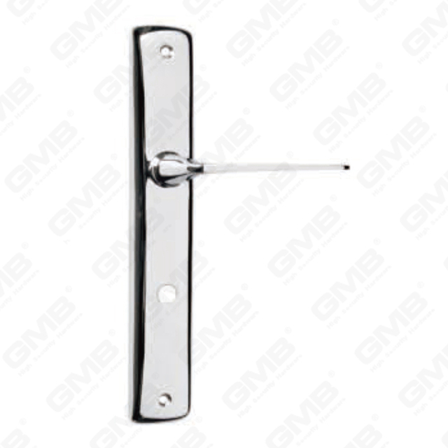 Door Handle Pull Wooden Door Hardware Handle Lock Door Handle on Plate for Mortise Lockset by Zinc Alloy or Steel Door Plate Handle (4530)