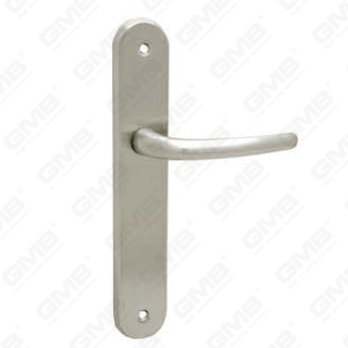 Door Handle Pull Wooden Door Hardware Handle Lock Door Handle on Plate for Mortise Lockset by Zinc Alloy or Steel Door Plate Handle (215041)