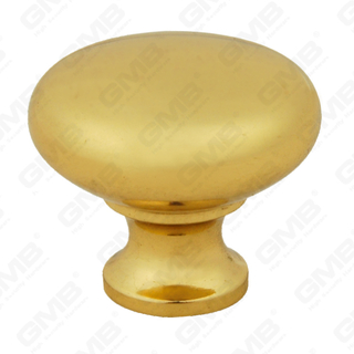 Brass Furniture Hardware Cabinet Drawer Door Pull Knob Handle(B-KB04-PB)