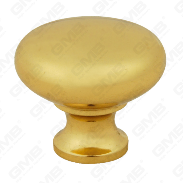 Brass Furniture Hardware Cabinet Drawer Door Pull Knob Handle(B-KB04-PB)