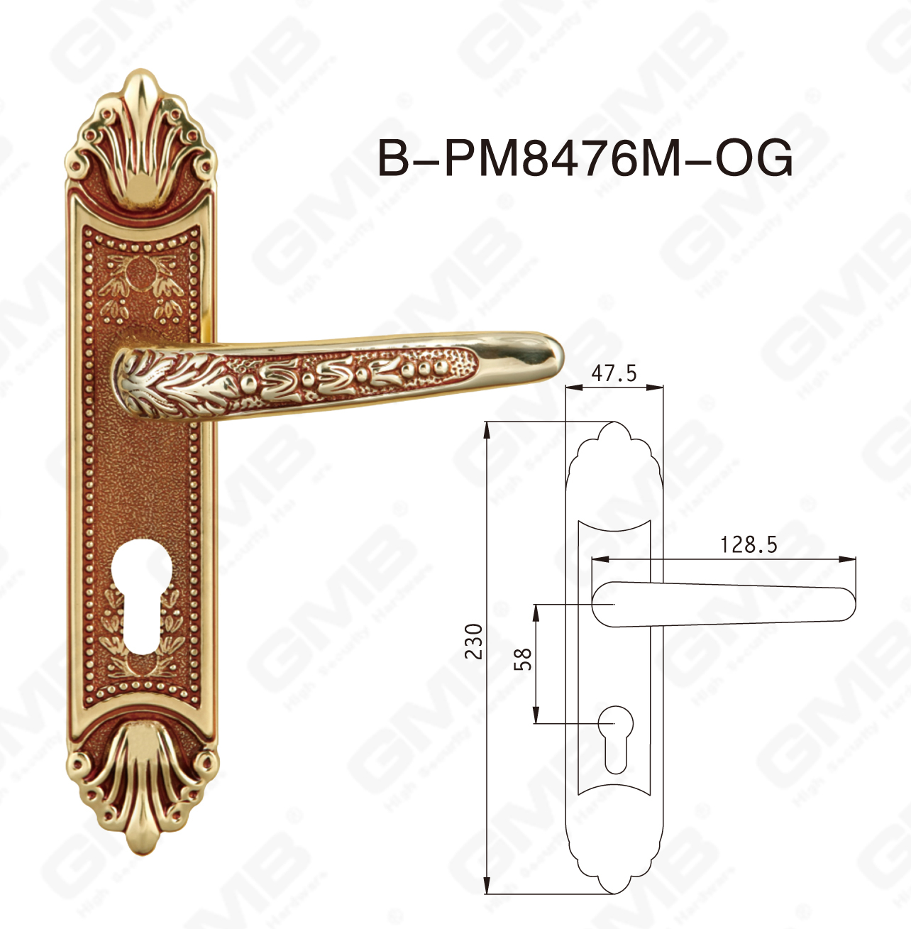 06 Brass Handle_B-PM8476M-OG-40