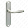 Oxygenate Aluminium Door Handle on Plate Plate Door Handle (8033)