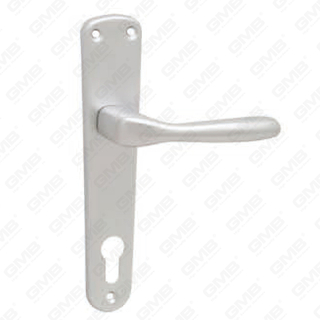 Oxygenate Aluminium Door Handle on Plate Plate Door Handle (90205)