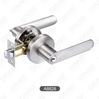 Heavy Duty Tubular Lever Lock Entry Zinc Alloy Handle Door Lock 【A8828】