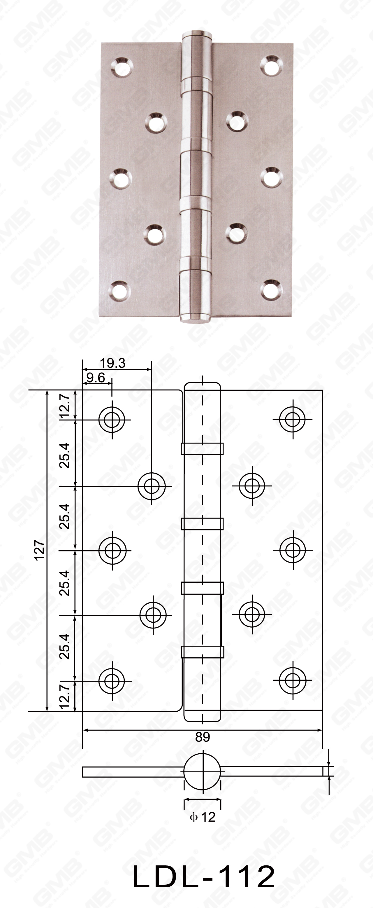 Stainless Steel Hinge Series_LDL-112-34