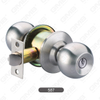 Security Keyed Ball Lock Stainless Steel Cylindrical Knob Door Lock [587]