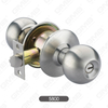 Security Keyed Ball Lock Stainless Steel Cylindrical Knob Door Lock [5800]