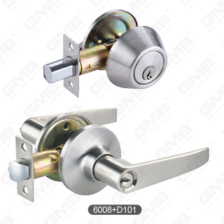 Combo Door Lock Set with Knob Lock Hardware Combo Sets [6008+D101]