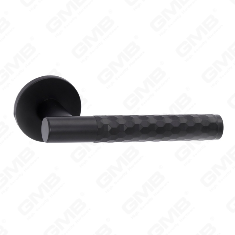 New Modern House Decoration Aluminum Door Handle on Round Rosette