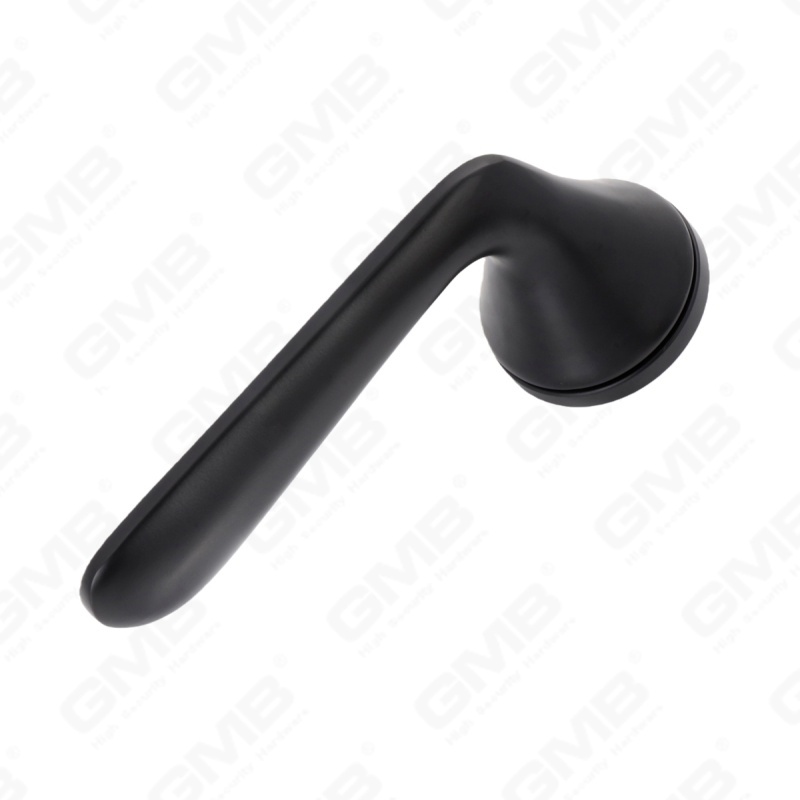 New Modern House Decoration Aluminum Door Handle on Round Rosette