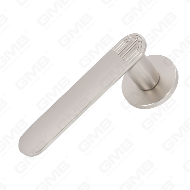 New Modern House Decoration Aluminum Door Handle on Round Rosette