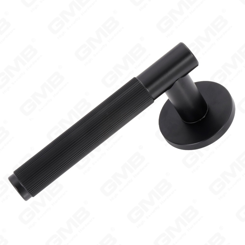 New Modern House Decoration Aluminum Door Handle on Round Rosette