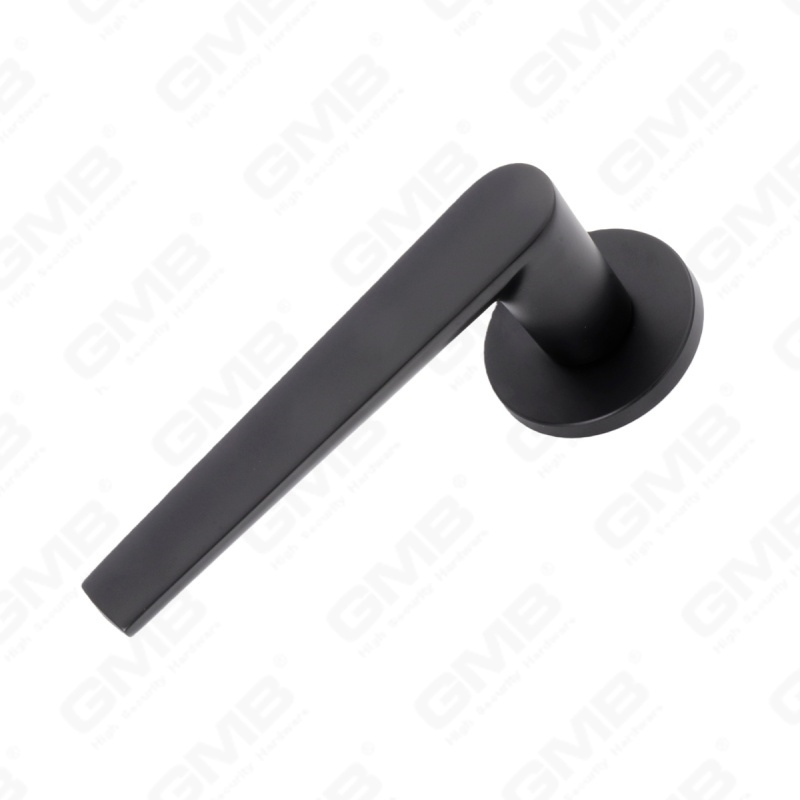 New Modern House Decoration Aluminum Door Handle on Round Rosette