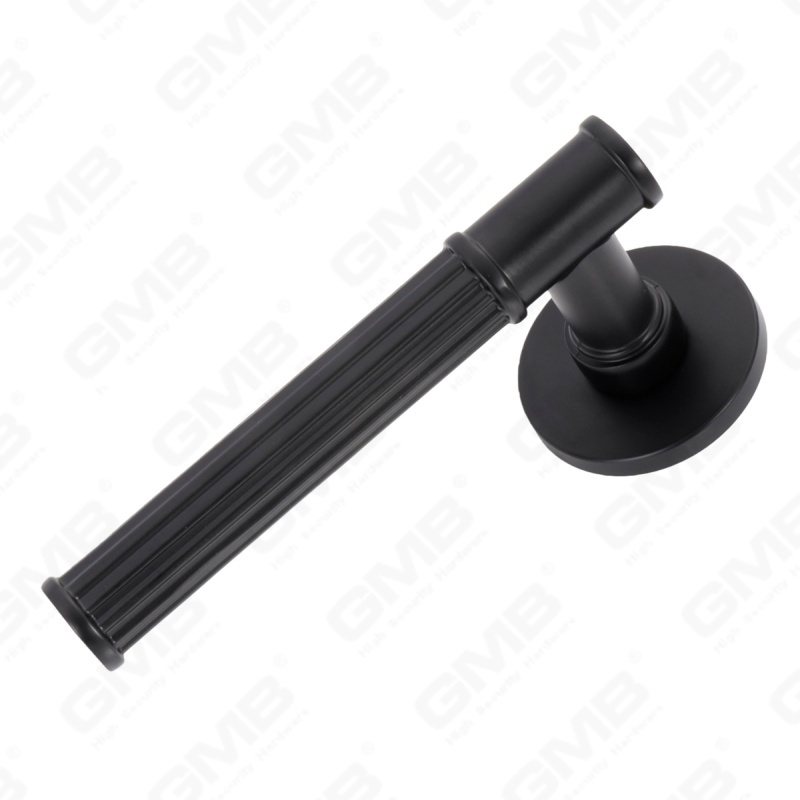 New Modern House Decoration Aluminum Door Handle on Round Rosette