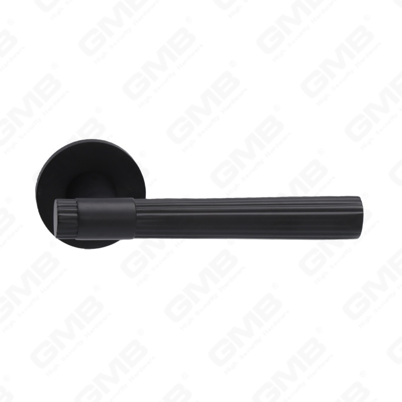 New Modern House Decoration Aluminum Door Handle on Round Rosette