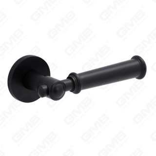 New Modern House Decoration Aluminum Door Handle on Round Rosette