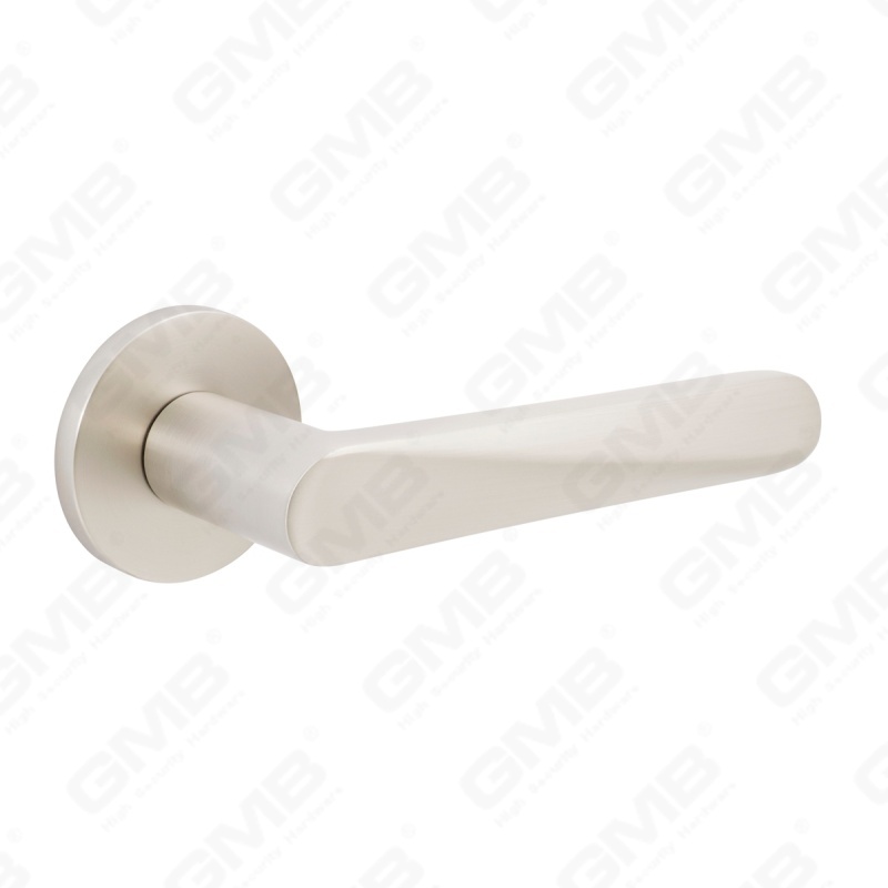 New Modern House Decoration Aluminum Door Handle on Round Rosette