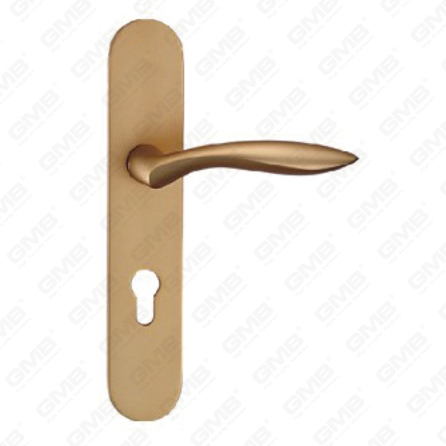Oxygenate Aluminium Door Handle on Plate Plate Door Handle (G502-G77-J)