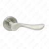 High Quality #304 Stainless Steel Door Handle Round Rose Lever Handle (GB03 51)