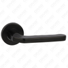 High Quality Black Color Modern Style Design #304 Stainless Steel Door Handle Round Rose Lever Handle (GB03-42)