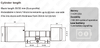 Biometric Smart NFC Card Password Lock Cylinder Electronic Cylinder ELECTRONIC CYLINDER(S1)