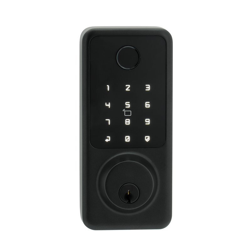 American Standard Waterproof Keyless Entry Tuya/Tt Wireless Digital Password Fingerprint Mf Card Smart Door Lock (A027)