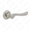 New Modern House Decoration Aluminum Door Handle on Round Rosette