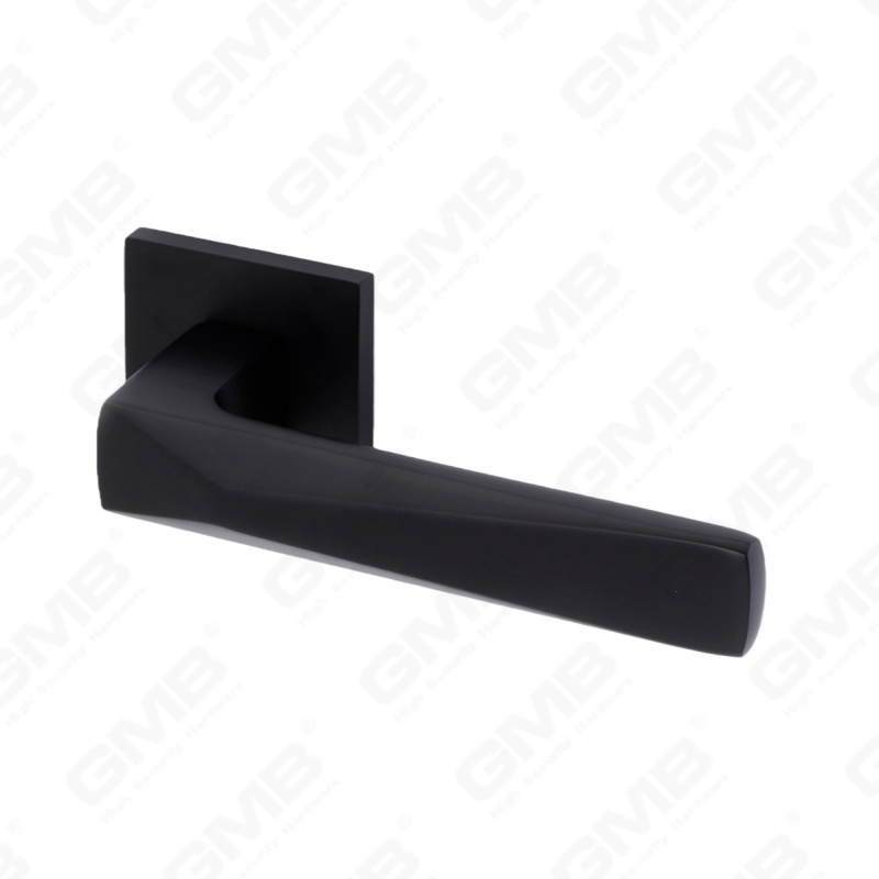 New Modern House Decoration Aluminum Door Handle on Round Rosette